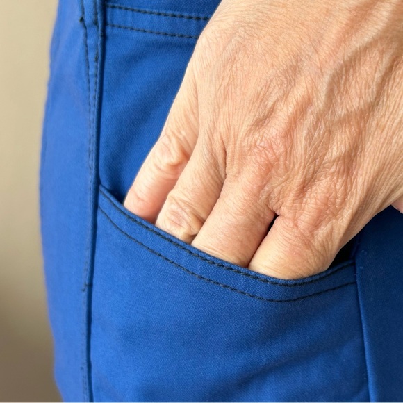 Sea New York Royal Blue Ruffle Corset Bustier Milkmaid Zip Front Midi Dress S - Picture 12 of 15